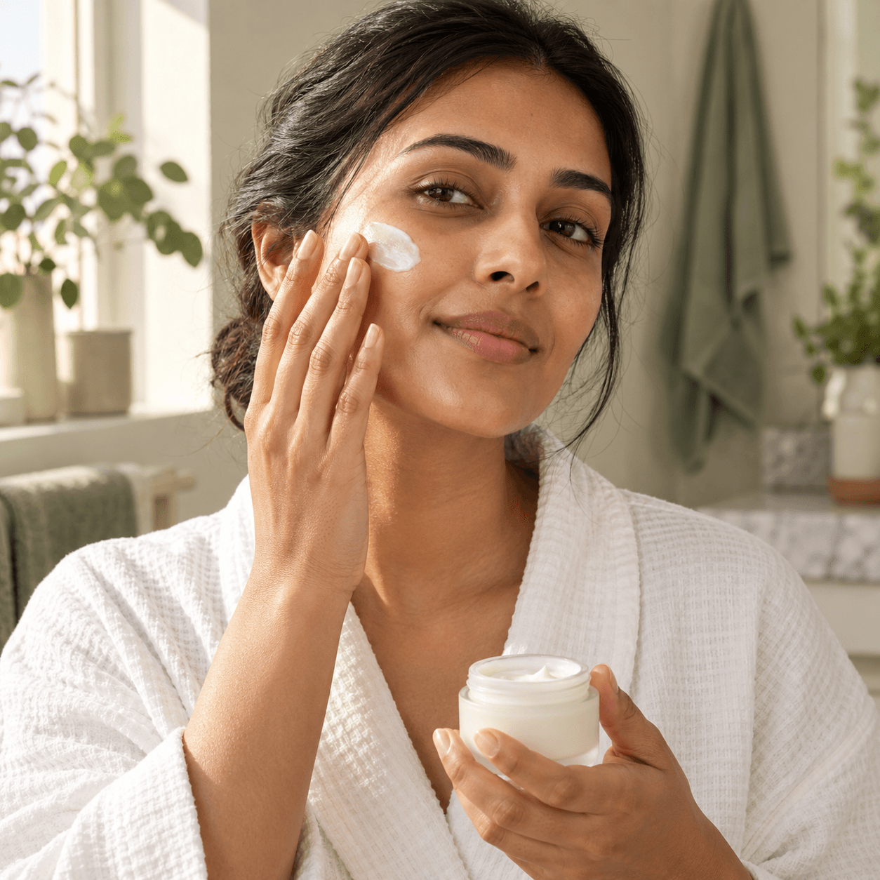 A moment of everyday skincare